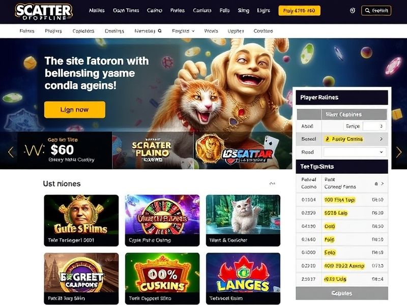 Welcome to Scatter Offline, the premier platform for real-money casino games and slots. Discover exclusive bonuses, expert guides, and the latest promotions for an immersive gambling experience.